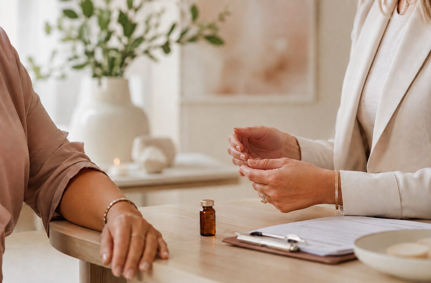 A hormone consultation, unhurried, individualized care