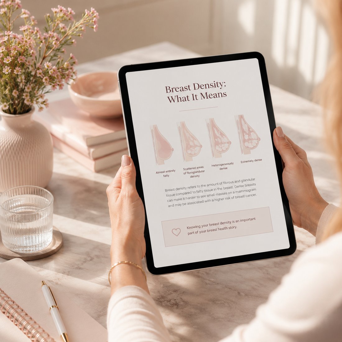 The four categories of breast density, explained