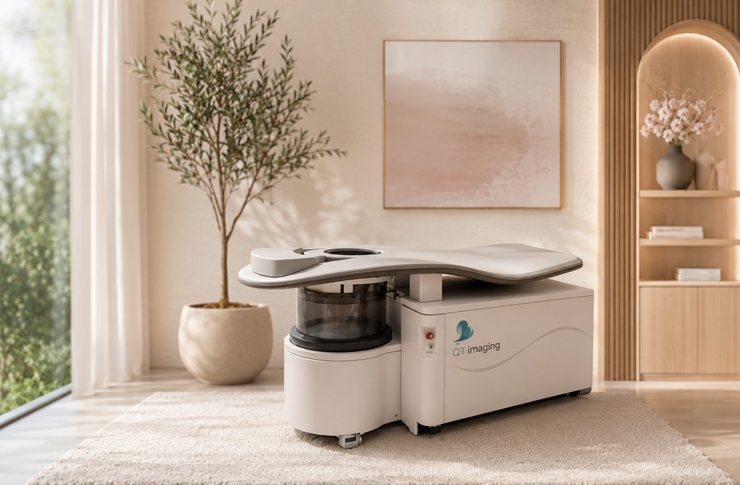 The QT Scan suite, calm, warm, and radiation-free