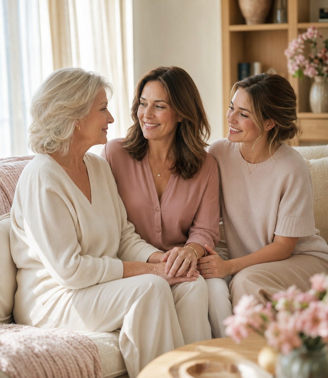 Three generations, together
